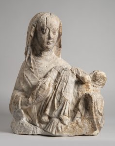 LATE GOTHIC MADONNA WITH CHILD