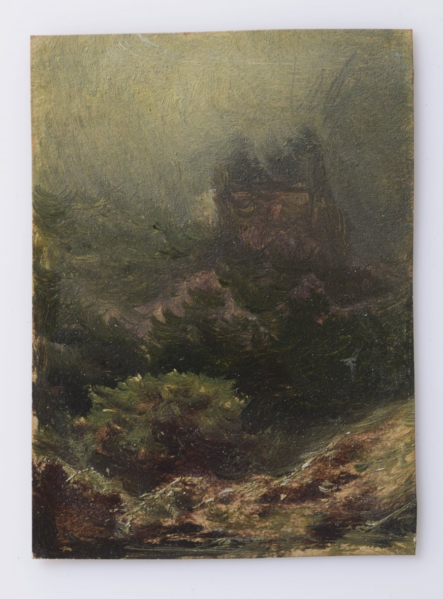 Three Miniatures of Mountain Landscapes