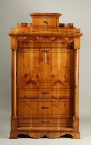 A Biedermeier Secretary Writing Desk