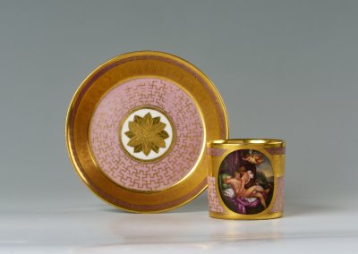 A CUP AND SAUCER