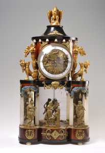 MASTER OF THE HOUSE EMPIRE TABLE CLOCK