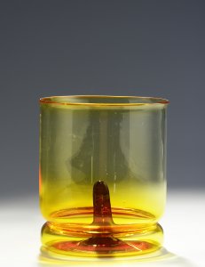 Gelb-rote Vase