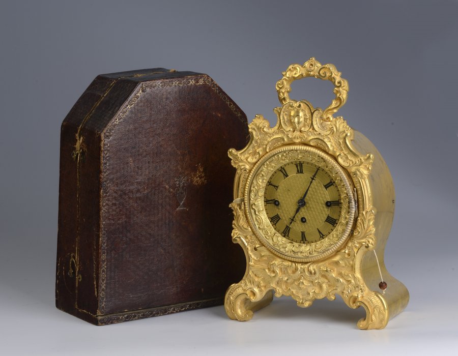 Gilded Carriage Clock