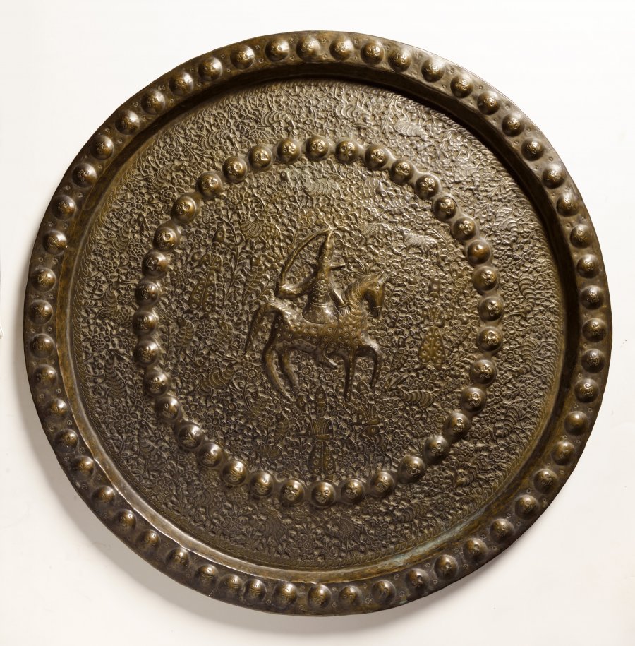 A HAMMERED TRAY