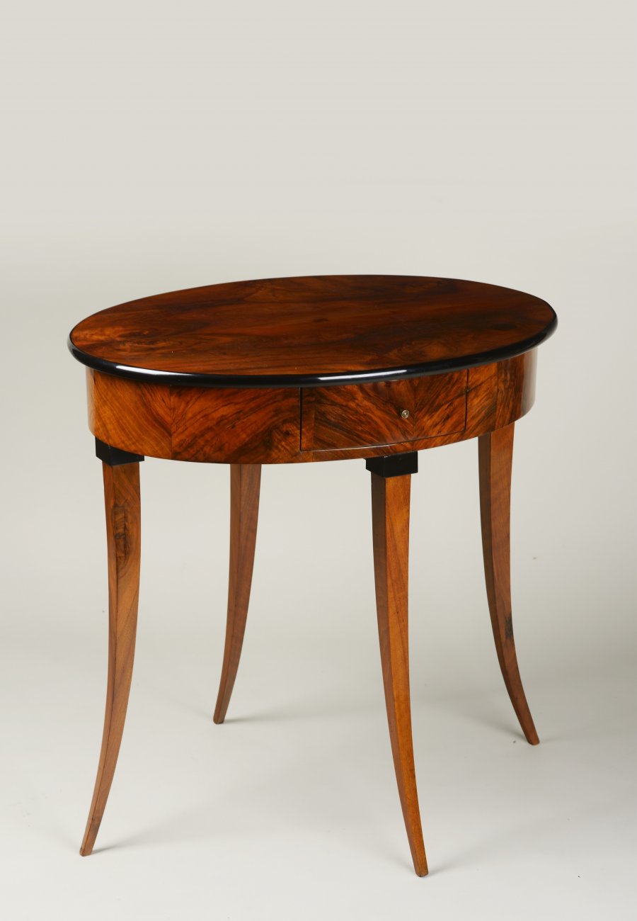 A Biedermeier Oval Table