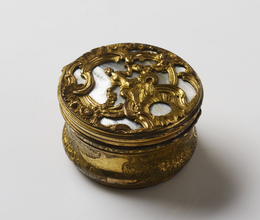 A Brass Tobacco Box