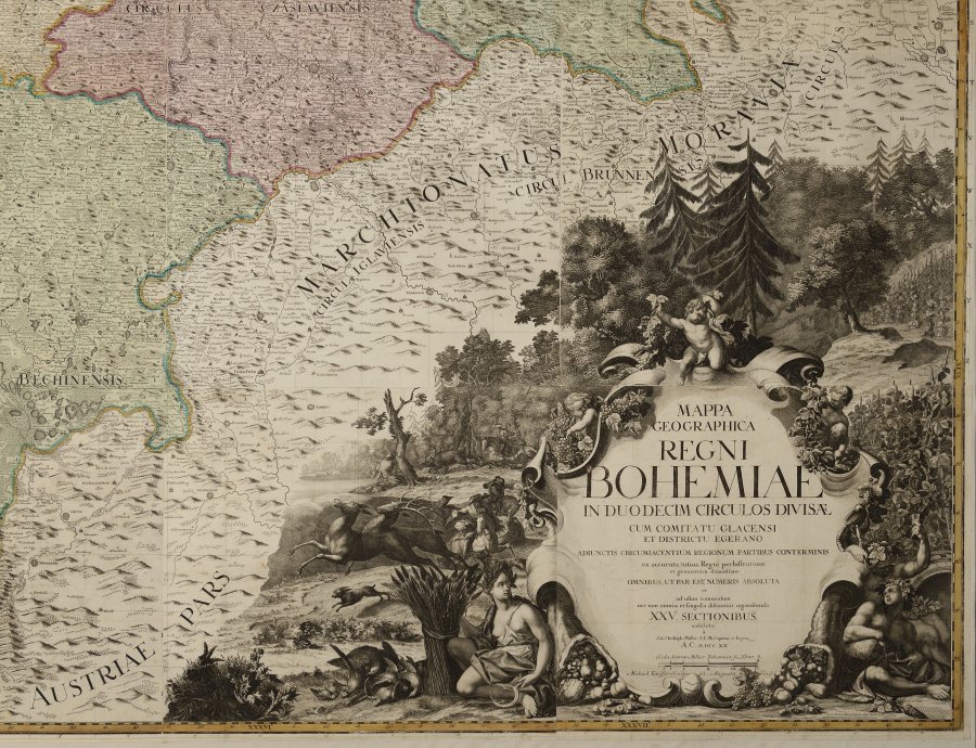 Müller's Map of the Kingdom of Bohemia