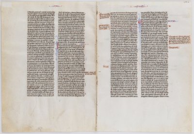 MEDIEVAL MANUSCRIPT IN LATIN ON PARCHMENT
