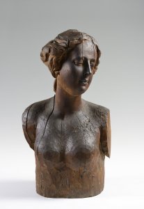 A BUST OF A YOUNG GIRL