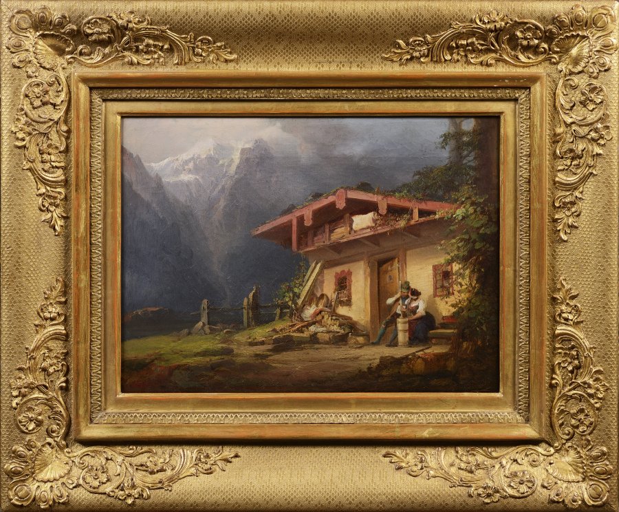 Alpen Landscape with a House