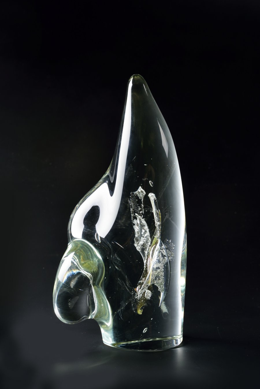 A GLASS SCULPTURE