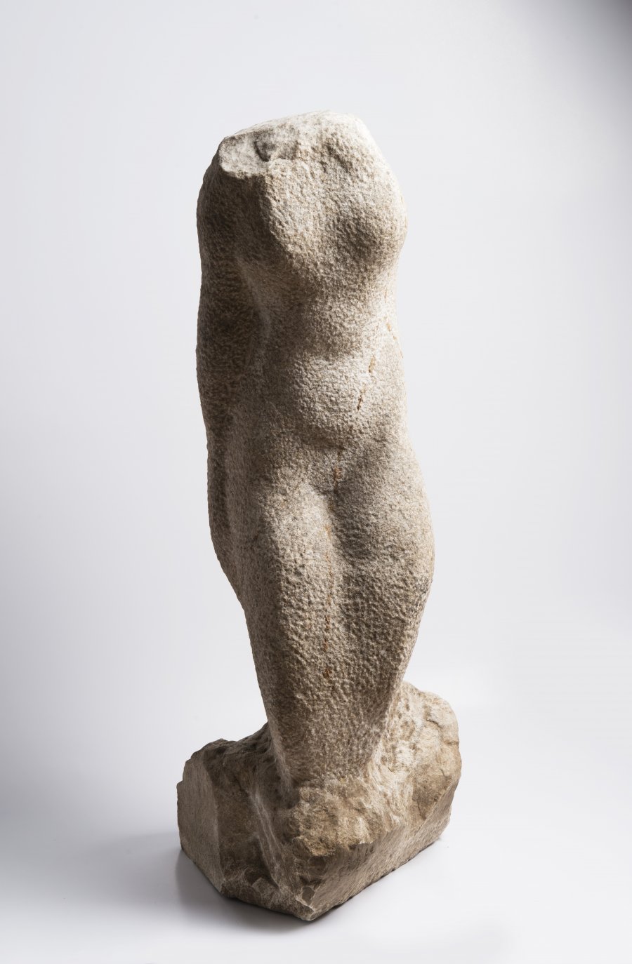 TORSO STANDING ON A PEBBLE - WITHDRAWN FROM AUCTION