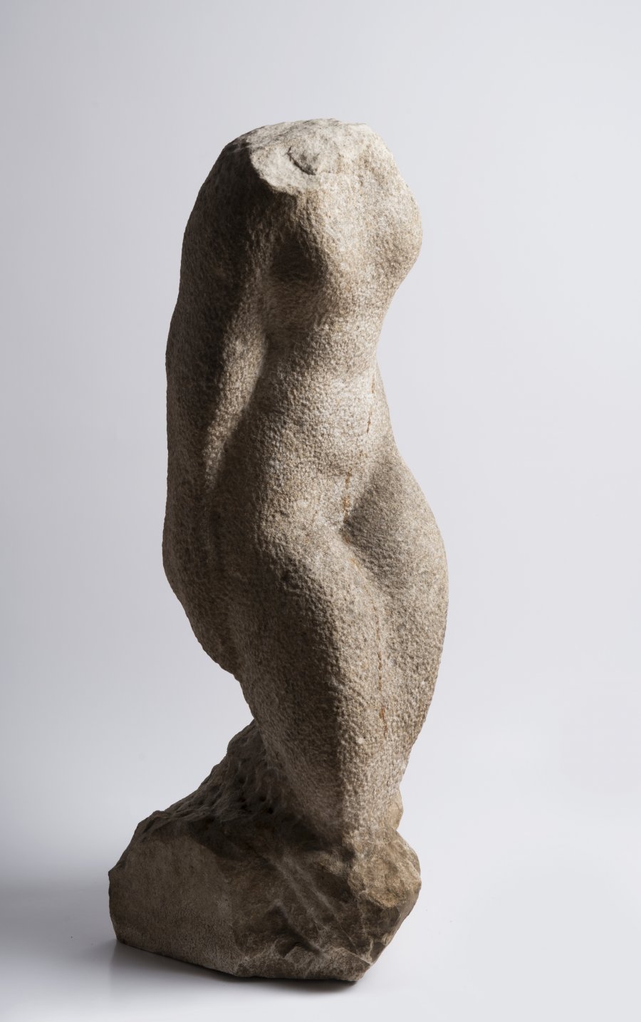 TORSO STANDING ON A PEBBLE - WITHDRAWN FROM AUCTION