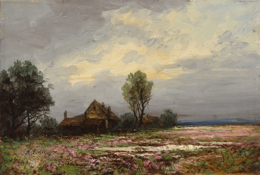 LANDSCAPE WITH A HOUSE