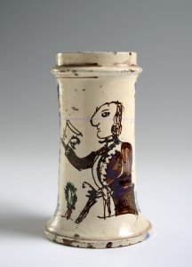 A STEIN WITH A FIGURATIVE MOTIF