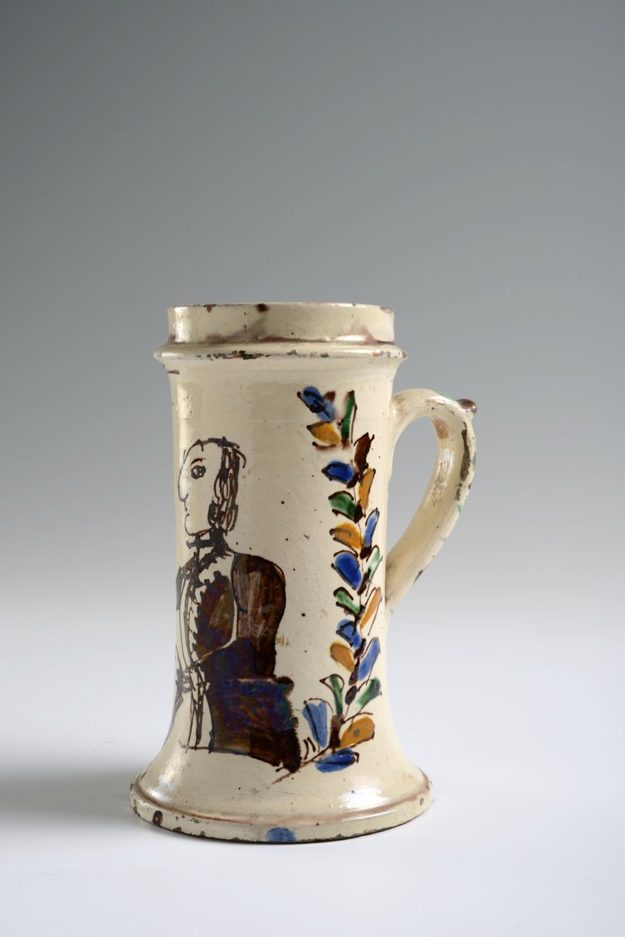 A STEIN WITH A FIGURATIVE MOTIF