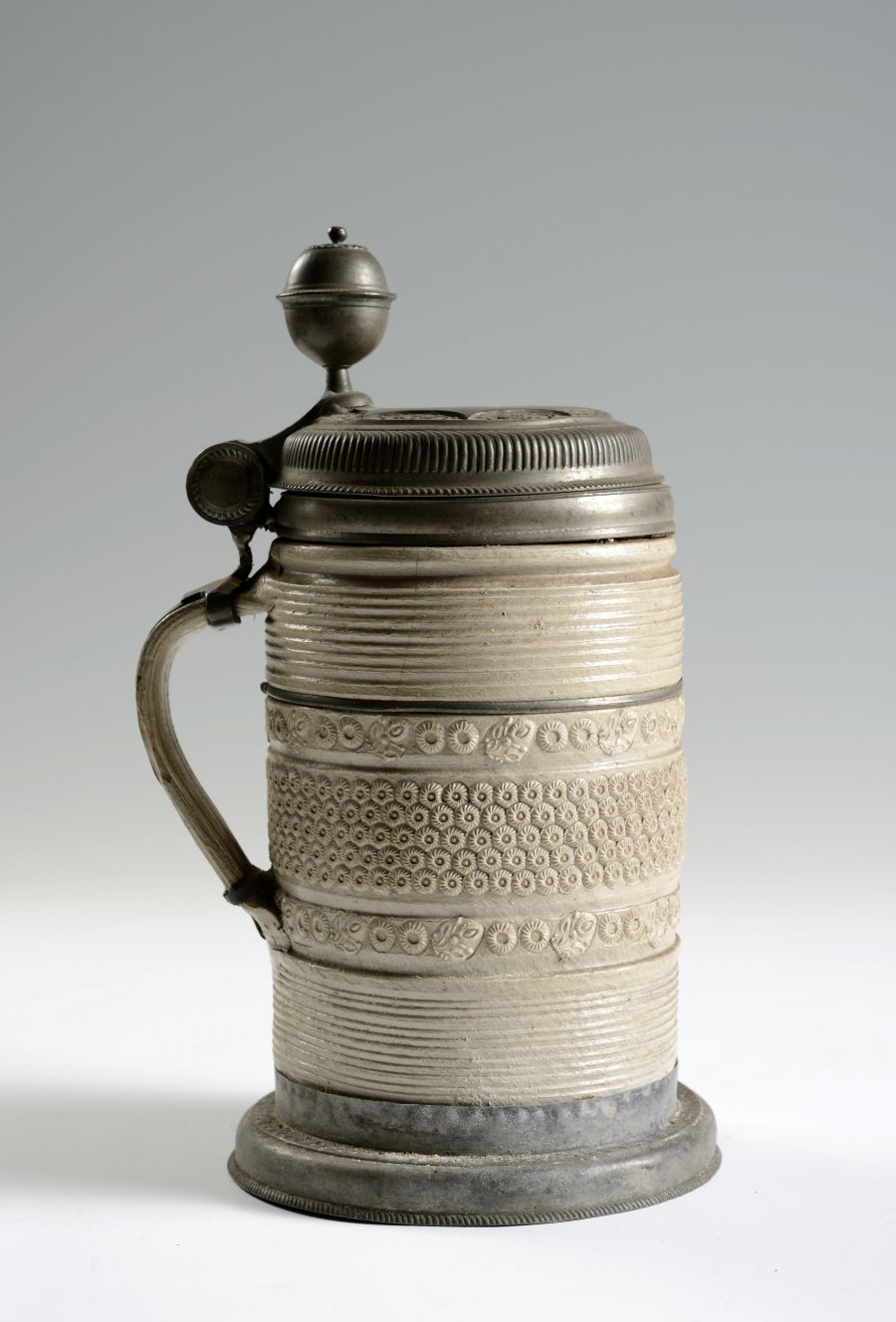 A SALT GLAZED STEIN