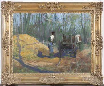 CARRIAGE ON THE FOREST PATH