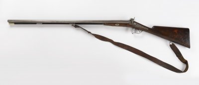 JOHANN EMANUEL ENDEL - DOUBLE-BARRELLED PERCUSSION GUN