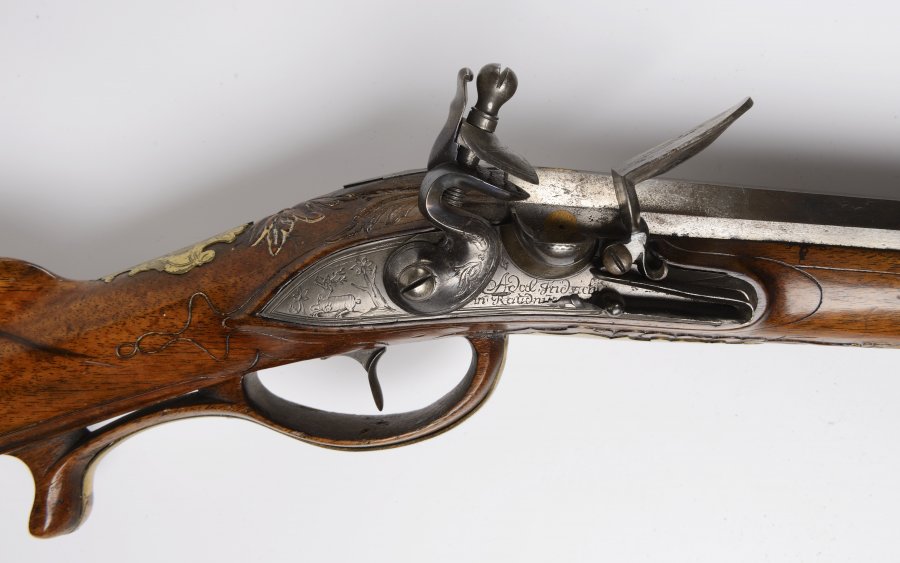 VOJTĚCH (ADALBERT) FRIDRICH - FLINTLOCK GUN