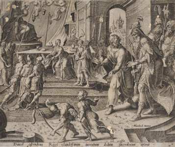 A GROUP OF FOUR PRINTS OF ANCIENT SCENES (TOBIAS, DANIEL)