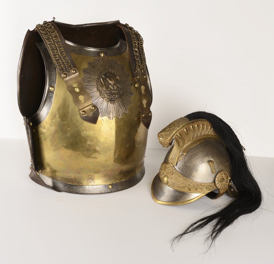 Kürass und Helm eines Karabiniers