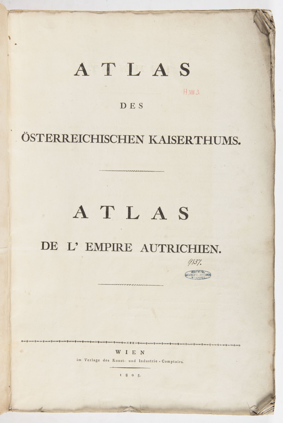 ATLAS OF THE AUSTRIAN EMPIRE