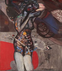 GIRL WITH SHELL (MAN AND CAR I.)