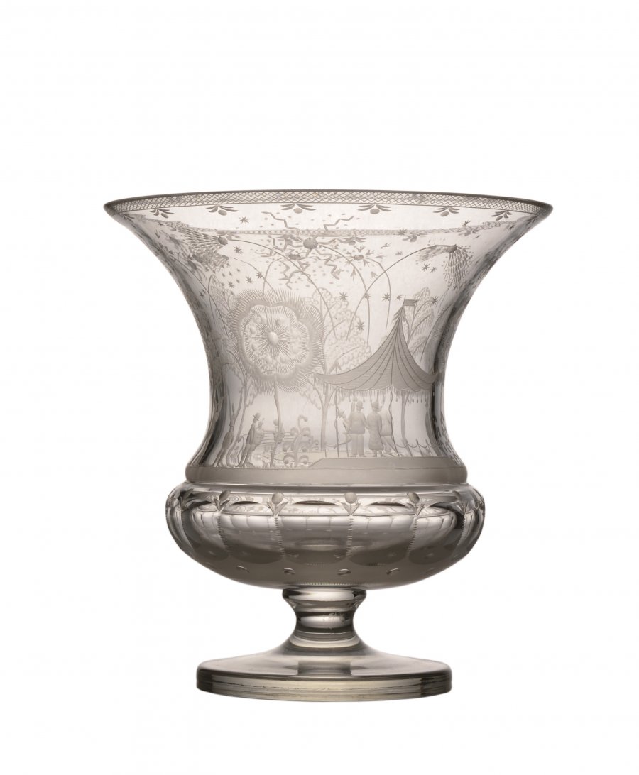 ORREFORS GLASS VASE