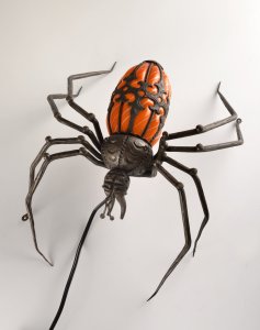 A LAMP IN THE SHAPE OF A SPIDER