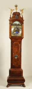 A GRANDFATHER CLOCK