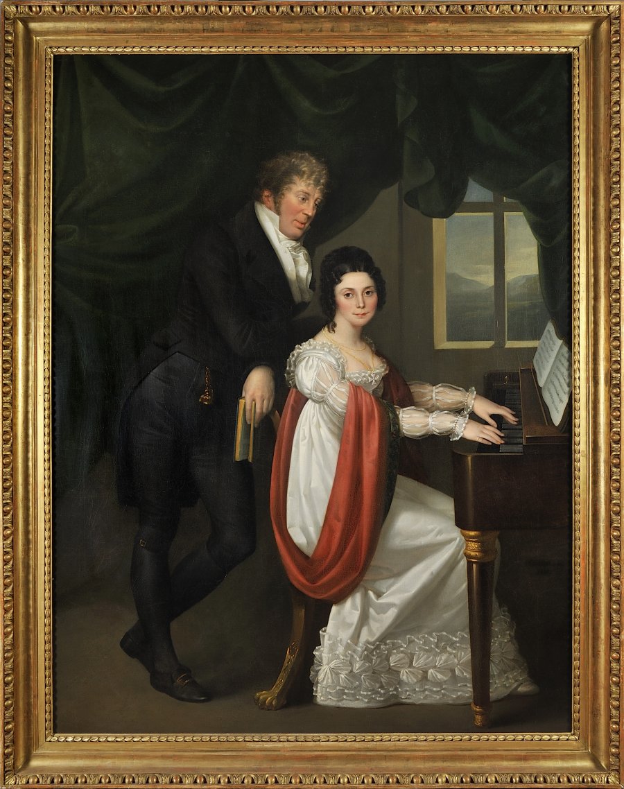 PORTRAIT OF A LADY AND MAN