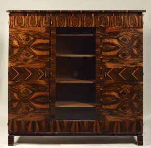 AN ART DECO BOOKCASE