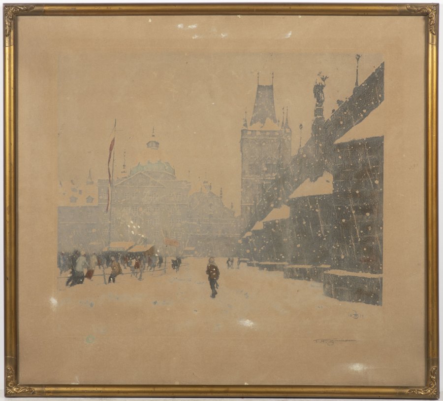 ICE RINK UNDER THE CHARLES BRIDGE