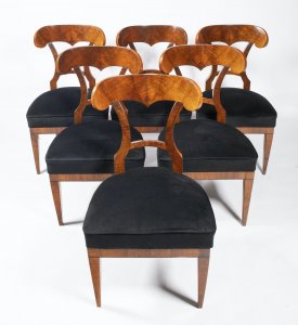 SET OF SIX BIEDERMEIER CHAIRS