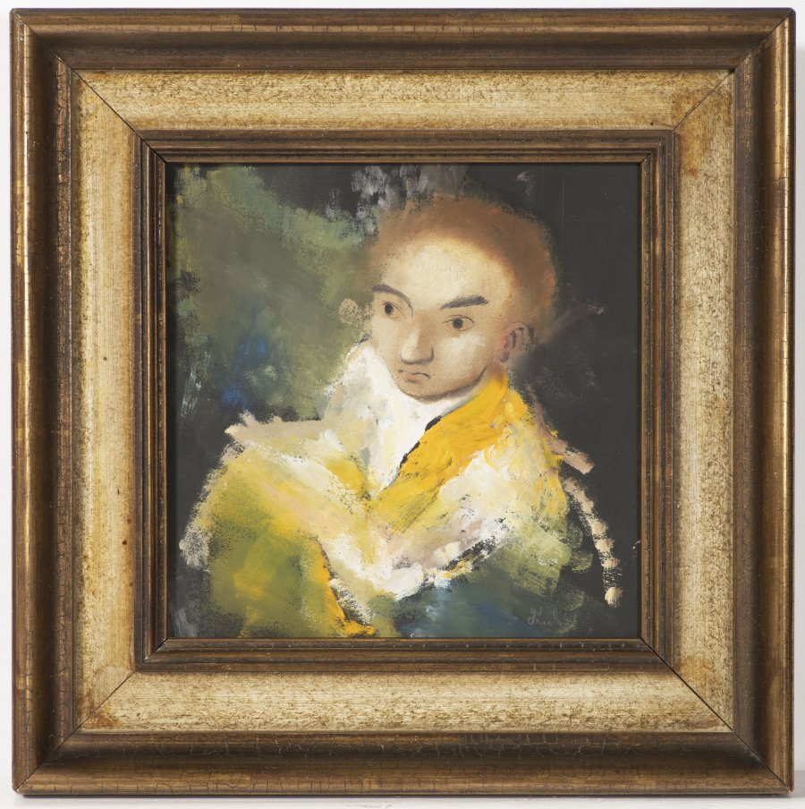 BOY WITH A YELLOW SCARF