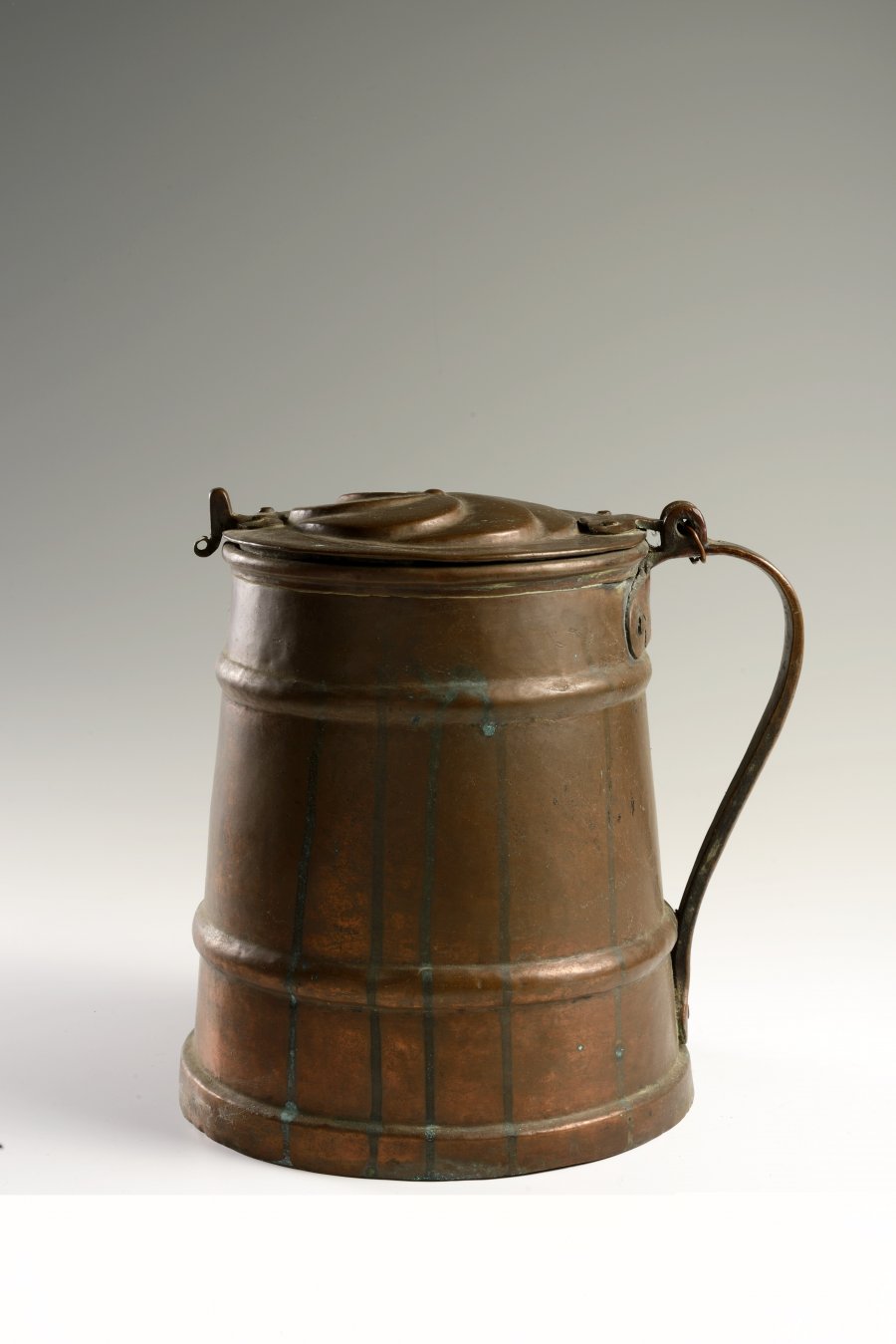 TWO COPPERWARE KETTLES