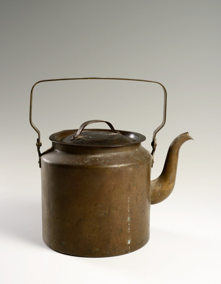 TWO COPPERWARE KETTLES