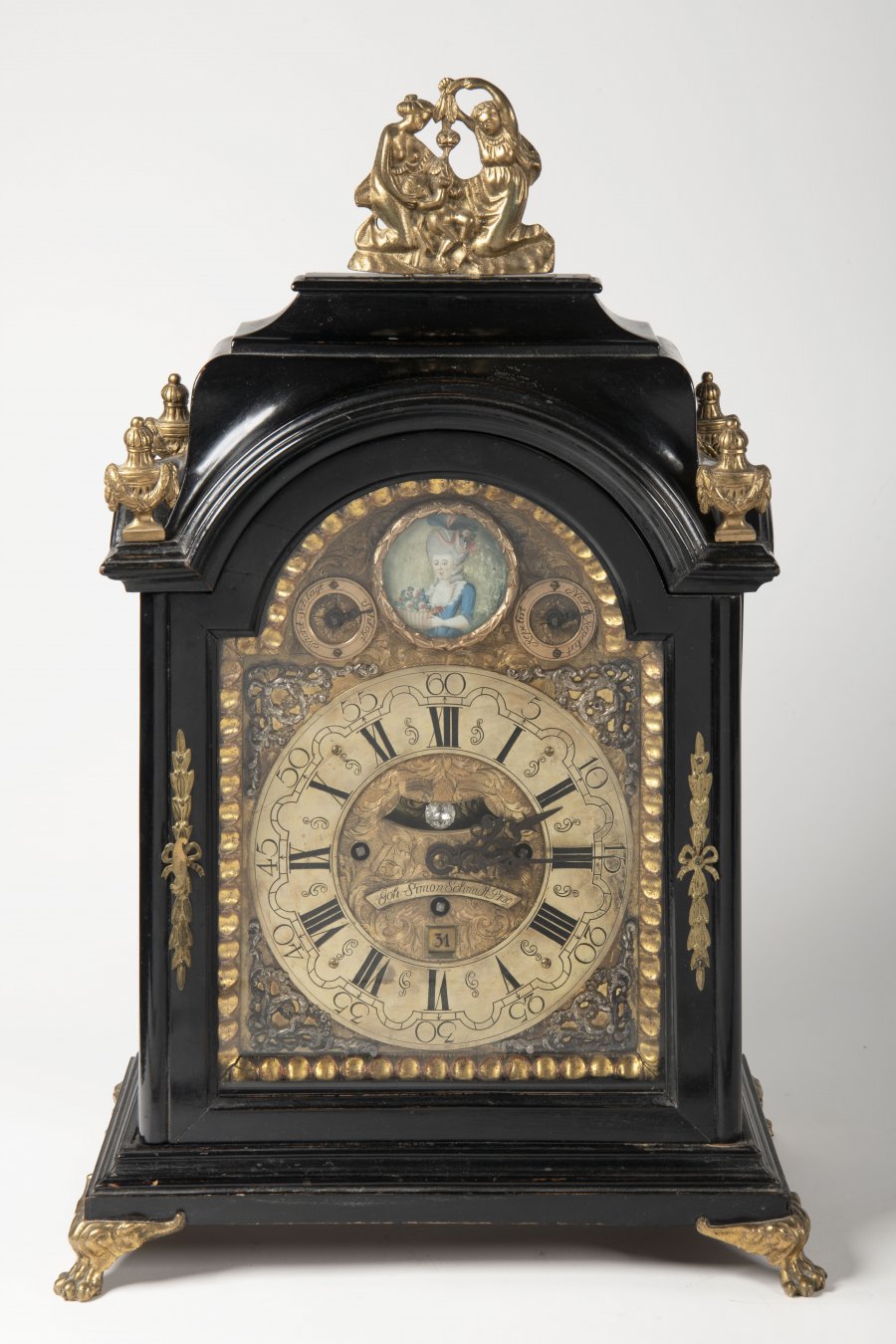 PRAGUE BAROQUE TABLE CLOCK