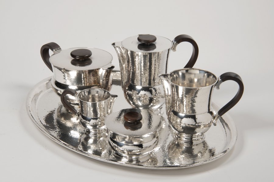 SILVER TEA AND COFFEE SERVICE