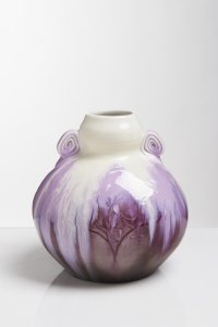 A CERAMIC VASE