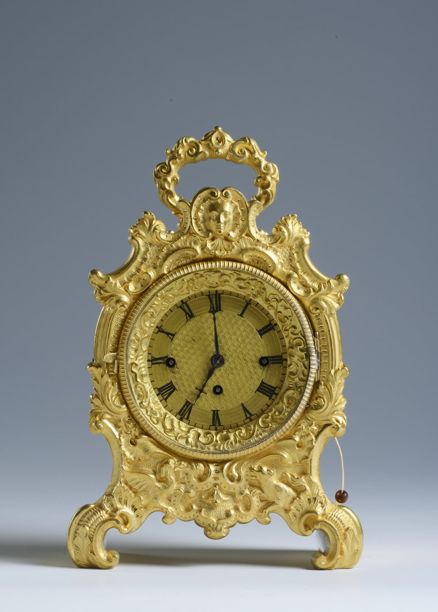 Gilded Carriage Clock