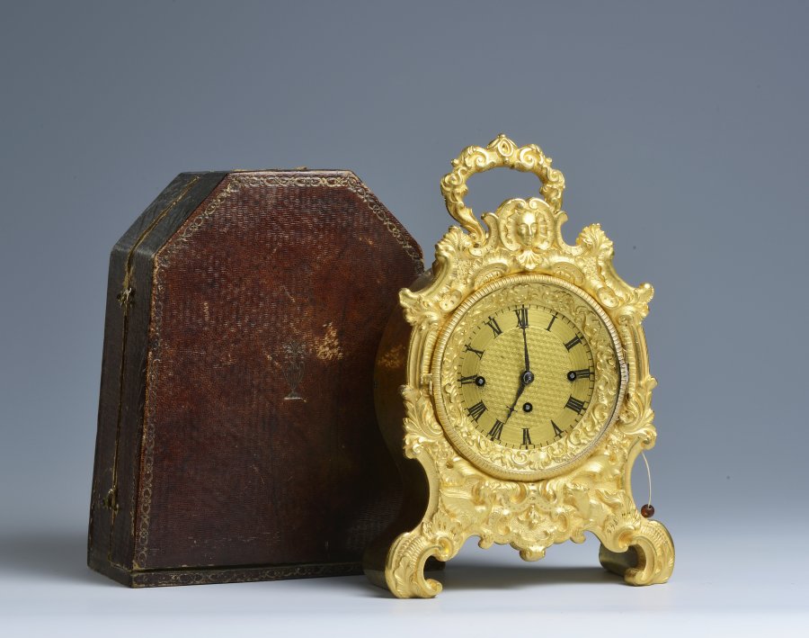 Gilded Carriage Clock