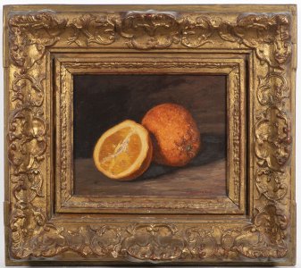 STILL LIFE WITH AN ORANGE