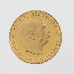 FRANZ JOSEPH I OF AUSTRIA GOLD COIN