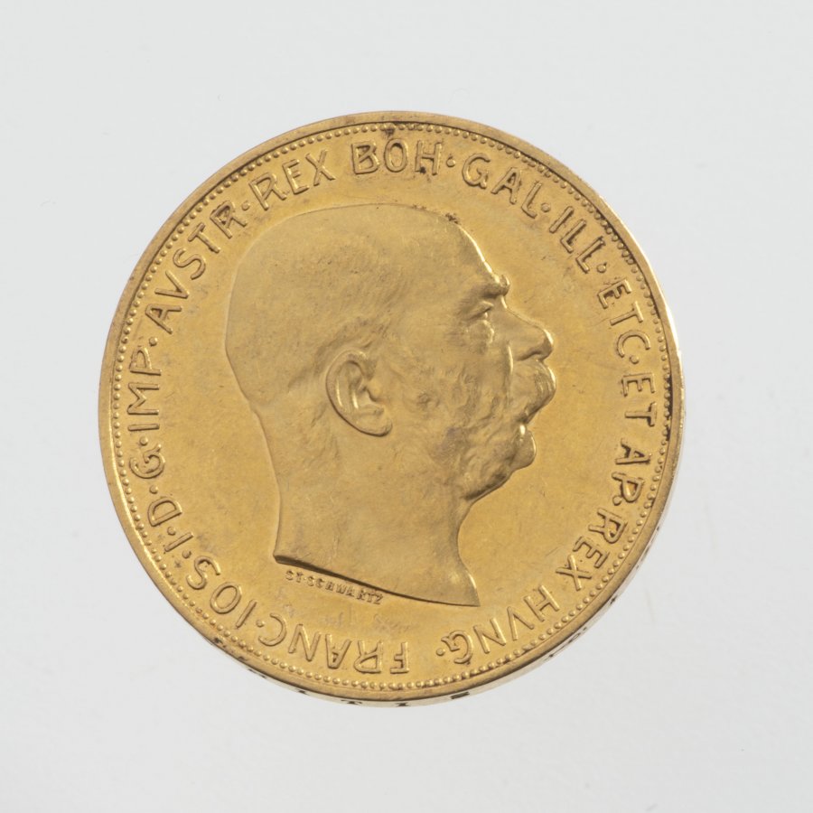 FRANZ JOSEPH I OF AUSTRIA GOLD COIN