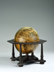 A TABLETOP TERRESTRIAL GLOBE