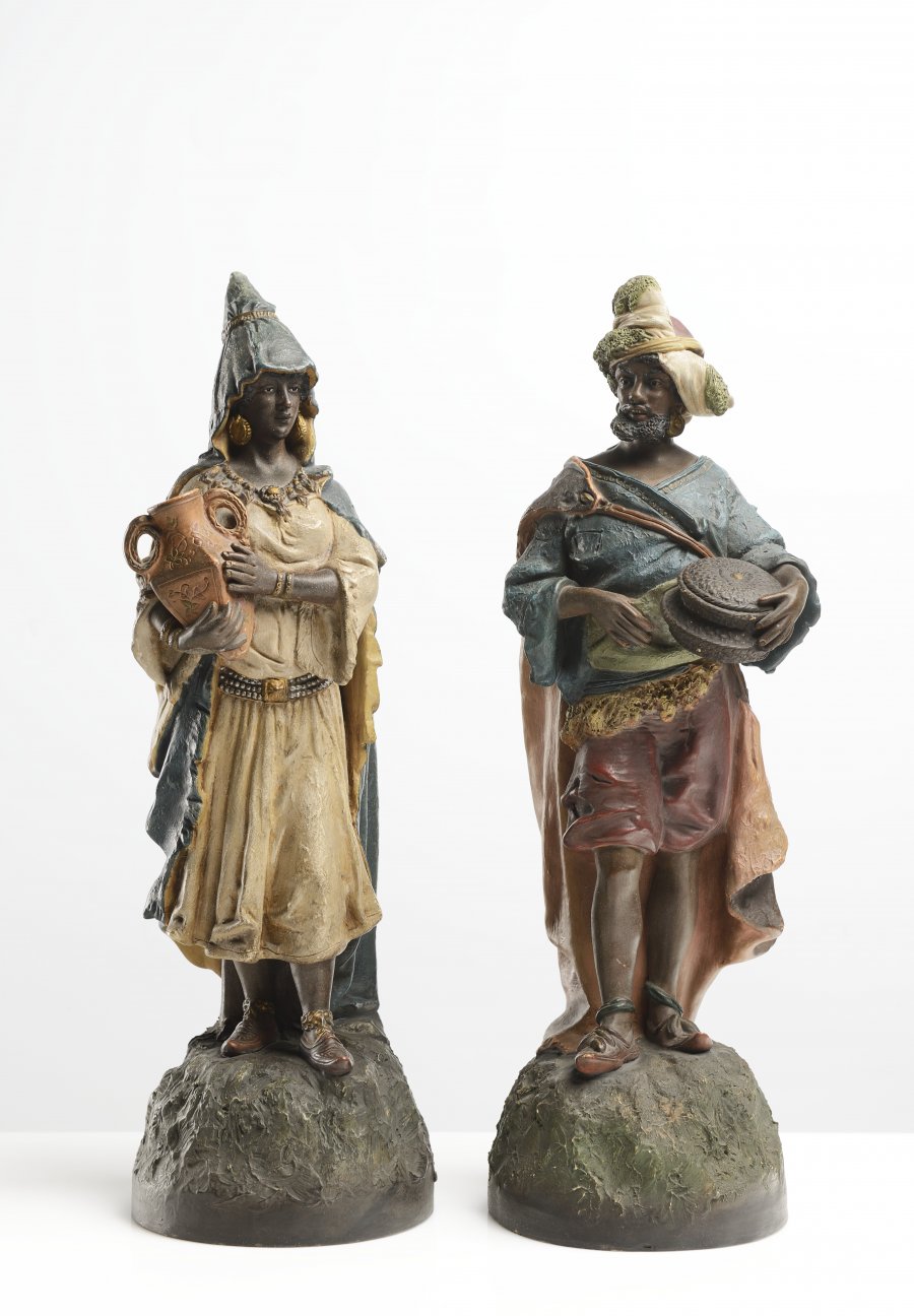 A Pair of Moor Figurines