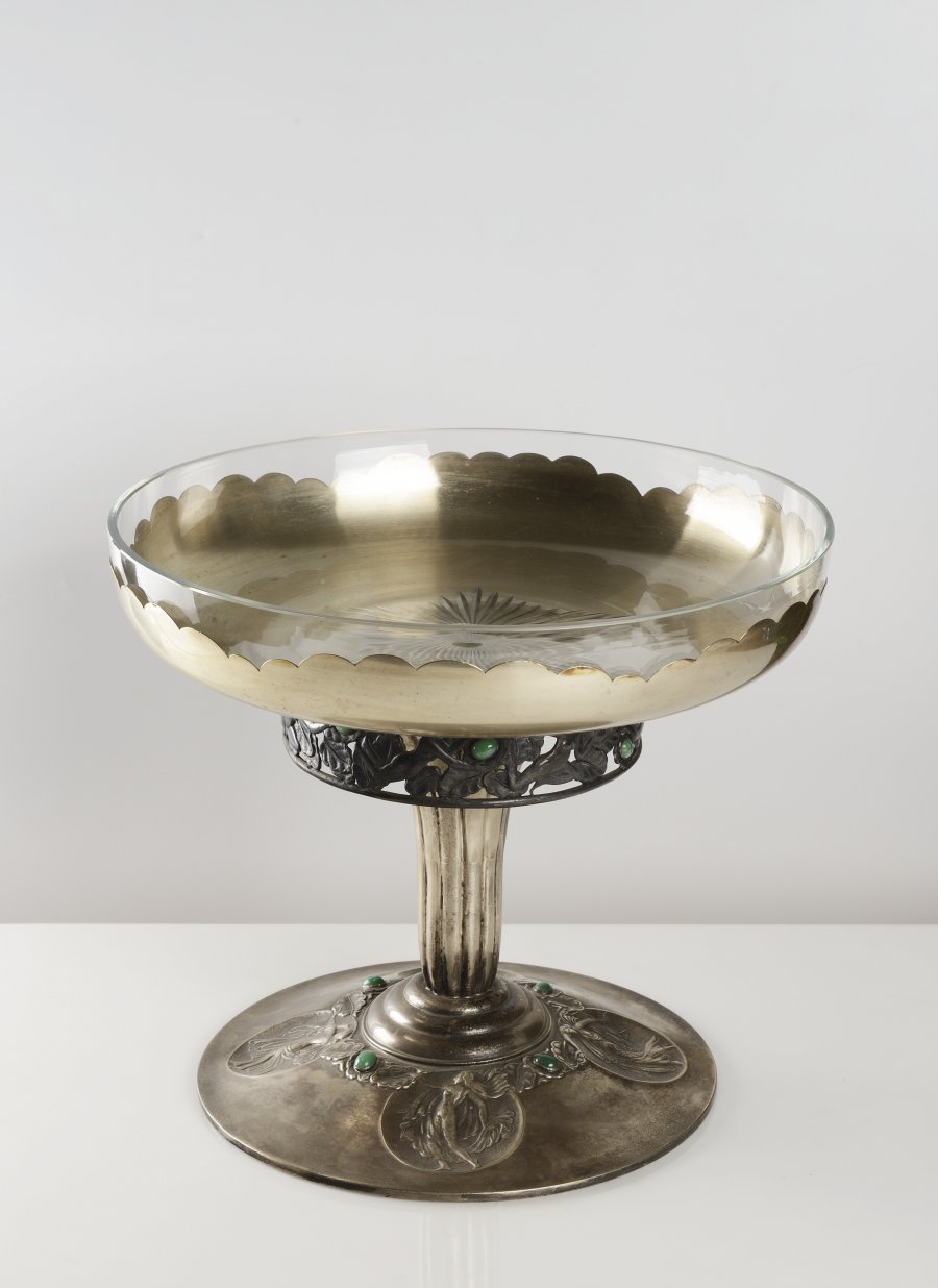 An Art Nouveau Cake Stand with Nymphs