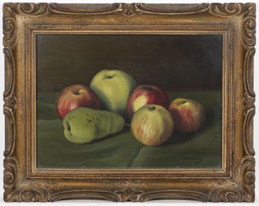 STILL LIFE WITH APPLES AND PEARS